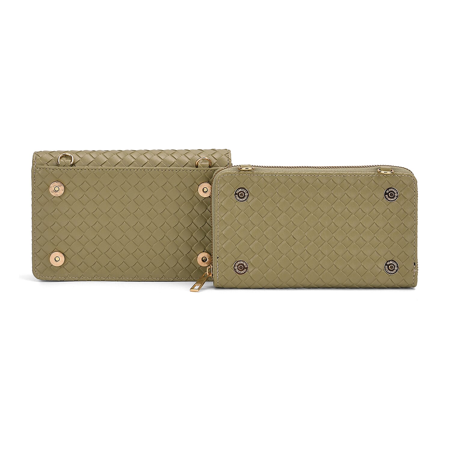 Stylish Crossbody Messenger Bag with Adjustable Strap & Card Slots - Green