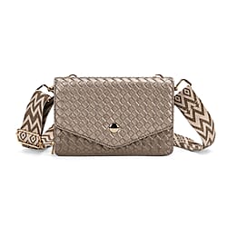 Stylish Crossbody Messenger Bag with Adjustable Strap & Card Slots - Green