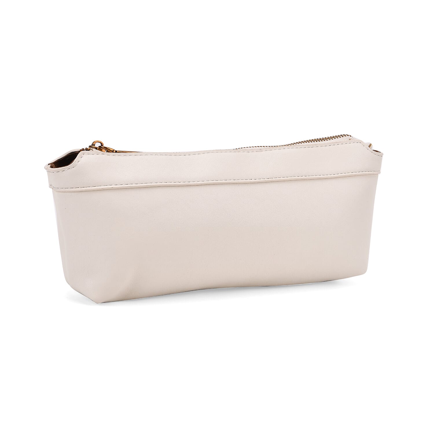Elegant Off White Hobo Bag with Front Lock and Pouch Set Elegant Off White Hobo Bag with Front Lock and Pouch Set