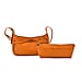 Elegant Off White Hobo Bag with Front Lock and Pouch Set