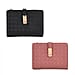 Designer Inspired - Woven Wallets with RFID Protection - Black - Dark Pink