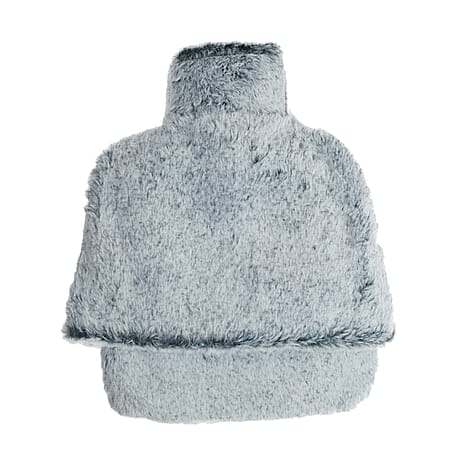 Faux Fur Hot Water Bottle (Size - One Size) - Grey