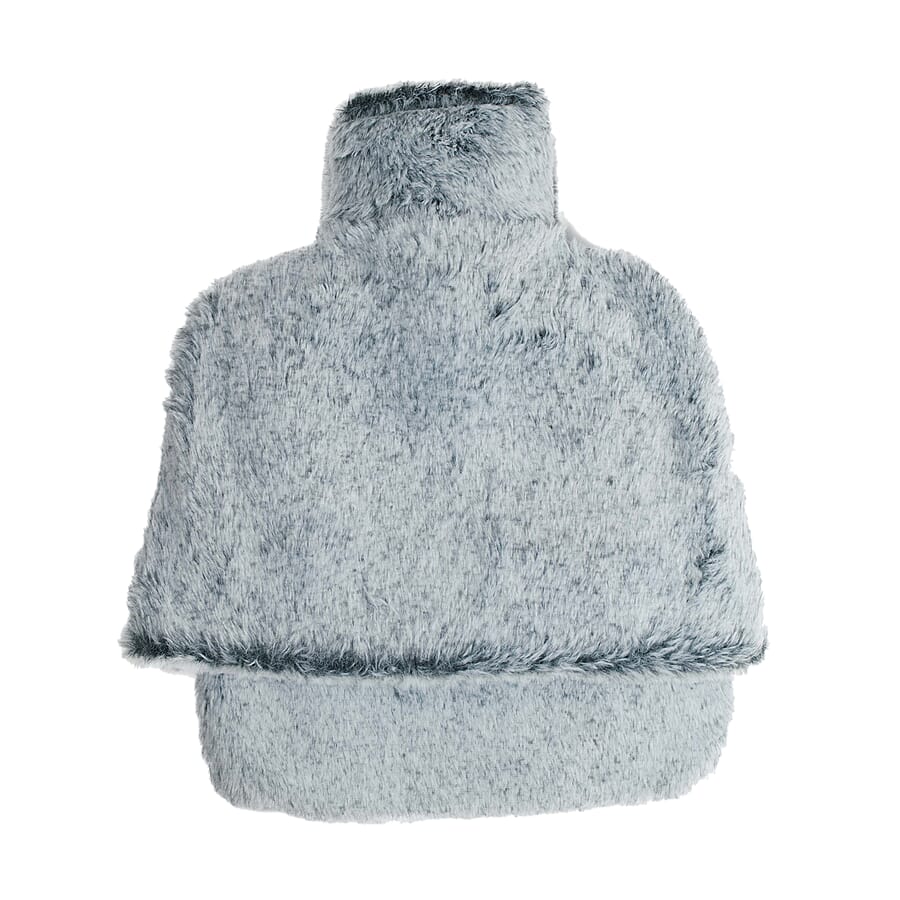 Faux Fur Foot Warmer Hot Water Bottle