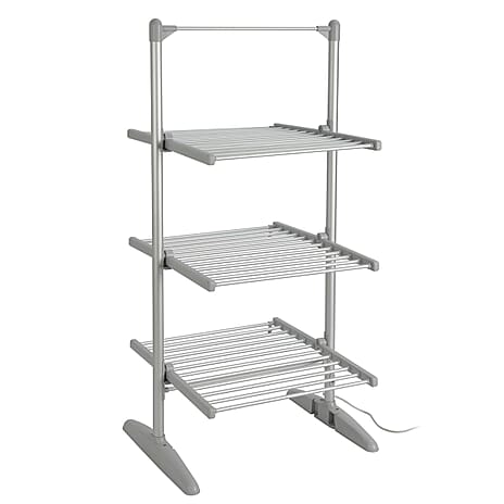 Rediffusion Heated 3 Tier Clothes Airer (Power - 300W) - White - Limited Stock