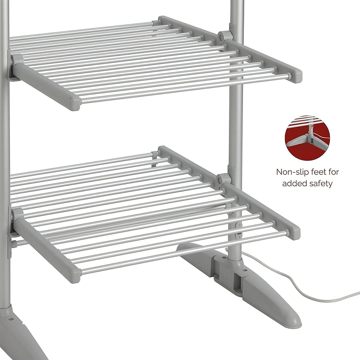 Rediffusion Heated 3 Tier Clothes Airer (Power - 300W) - White - Limited Stock Rediffusion Heated 3 Tier Clothes Airer (Power - 300W) - White - Limited Stock