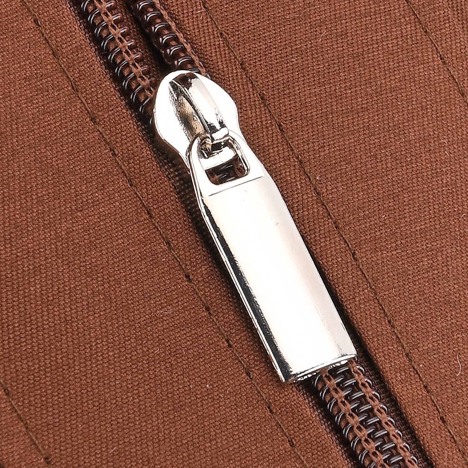 Bohemian Straw-Style Tote Bag with Top Handles - Brown