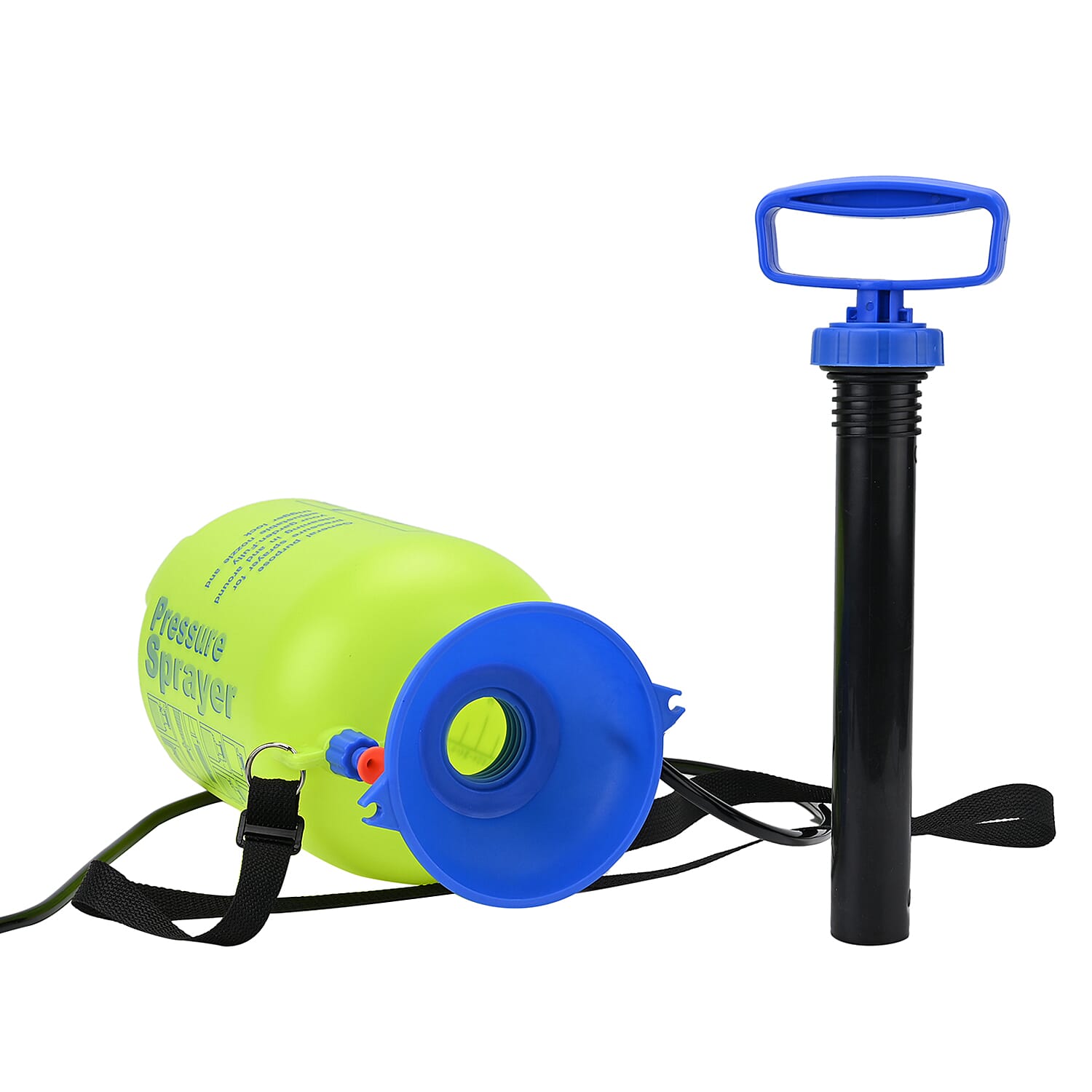 Portable 5 L Pressure Sprayer for Gardening & Cleaning - Yellow & Blue