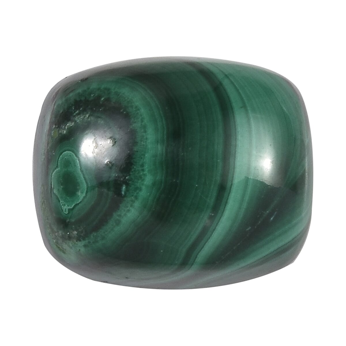 Malachite Cushion Shape Gemstone 6.98 Ct.