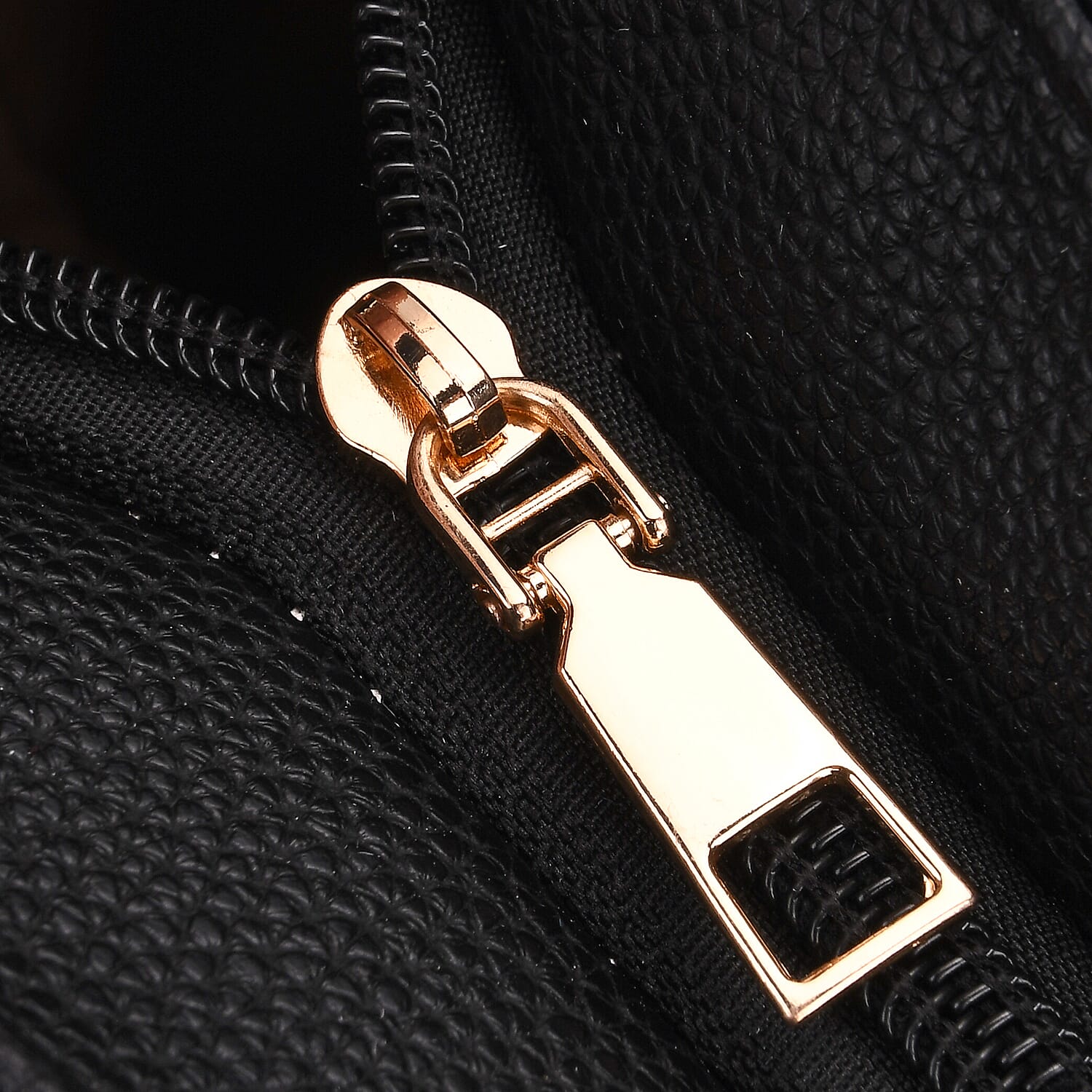 Quilted Diamond Pattern Crossbody Bag with Adjustable Strap - Black