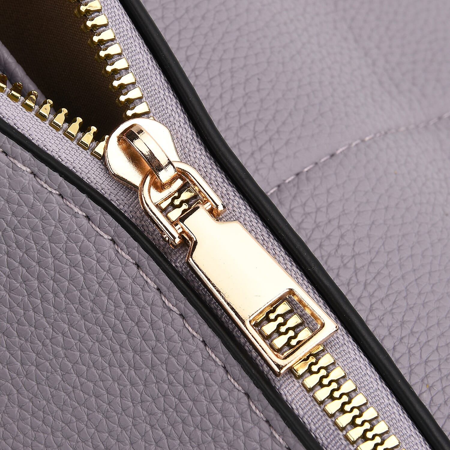 Artisan Crossbody Sling Bag with Geometric Pattern Shoulder Strap - Lavender