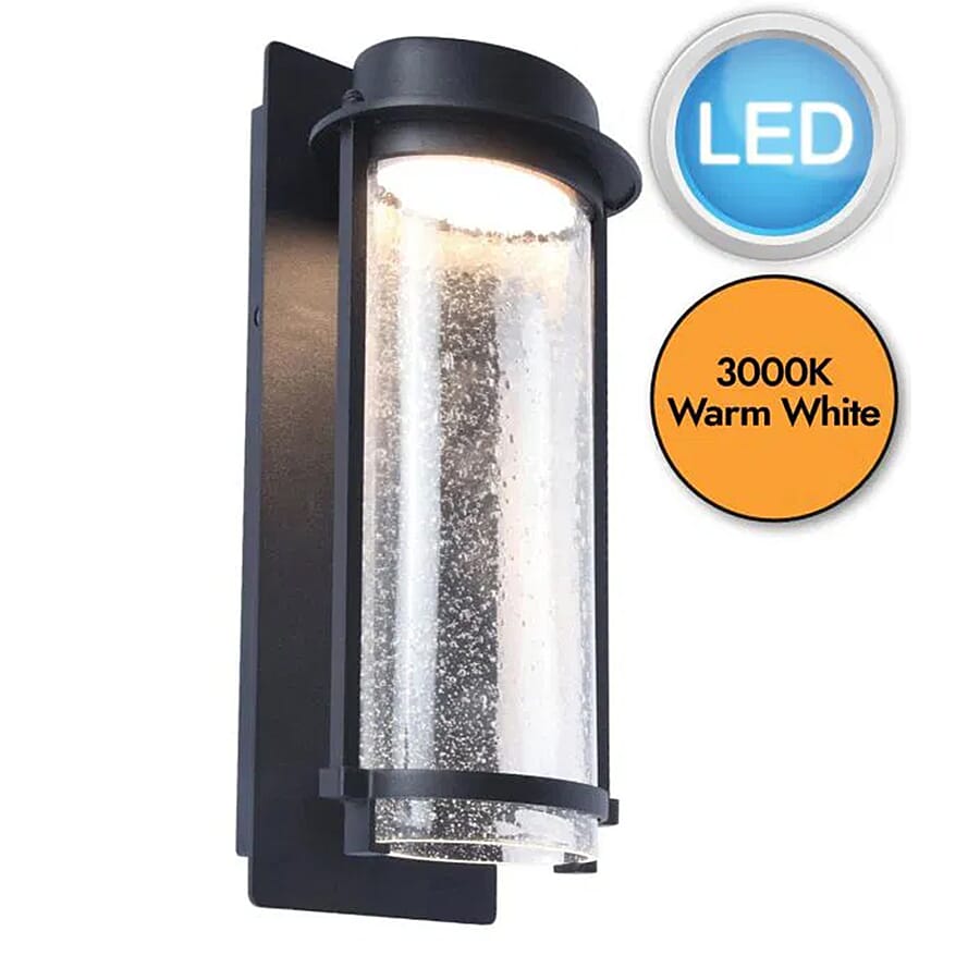 Aquarius Ip44 Integrated Led Wall Light 700 Lumen - Black