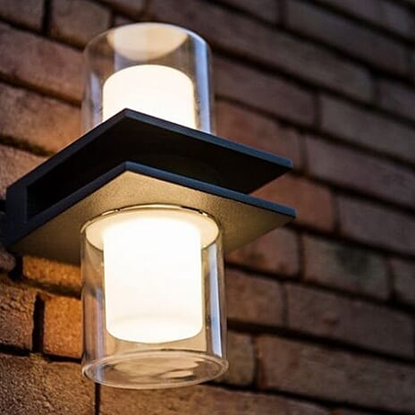 Lutec Tango IP54 Intergrated LED Wall Light (17W) 800 Lumen 3000K - Dark Grey