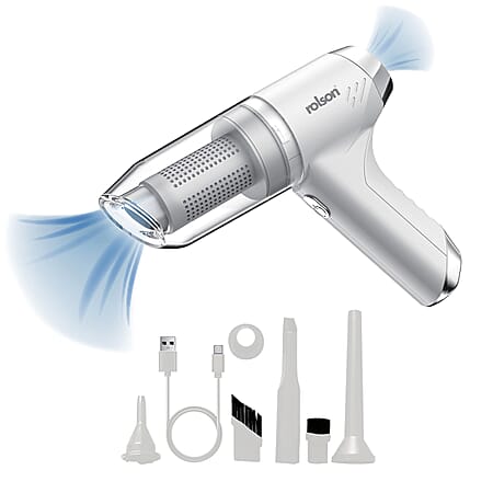 Rolson 2-in-1 Rechargeable Vacuum Cleaner - White