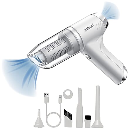 Rolson 2-in-1 Rechargeable Vacuum Cleaner - White