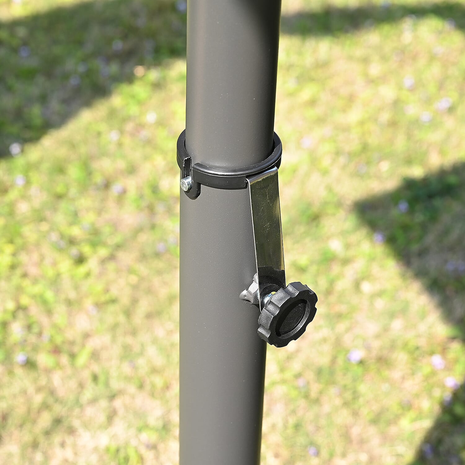 3M Banana Outdoor Patio Parasol for Sunshade & Rain - Adjustable (With Crank Handle)