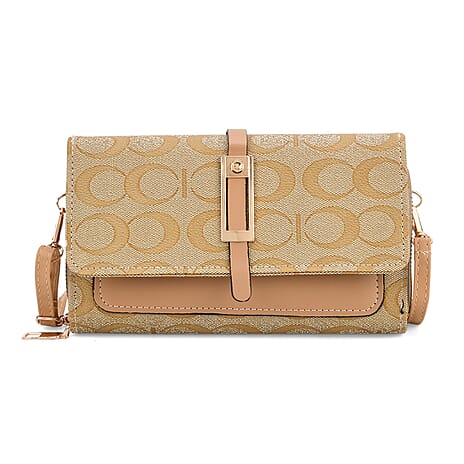 DESIGNER INSPIRED CLOSEOUT-  Pattern Clutch Handbag - Yellow