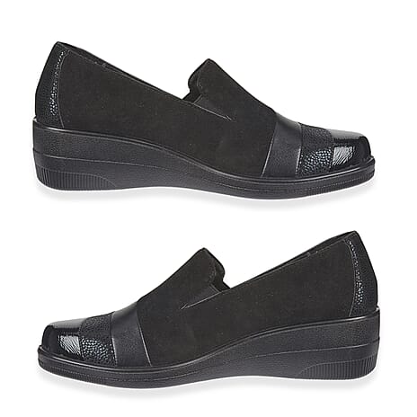 Shoertee Comfort Ladies Shoe (Size - 5) - Black