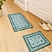 Set of 2 Machine Washable Door Mat and Runner With Anti Slip Base