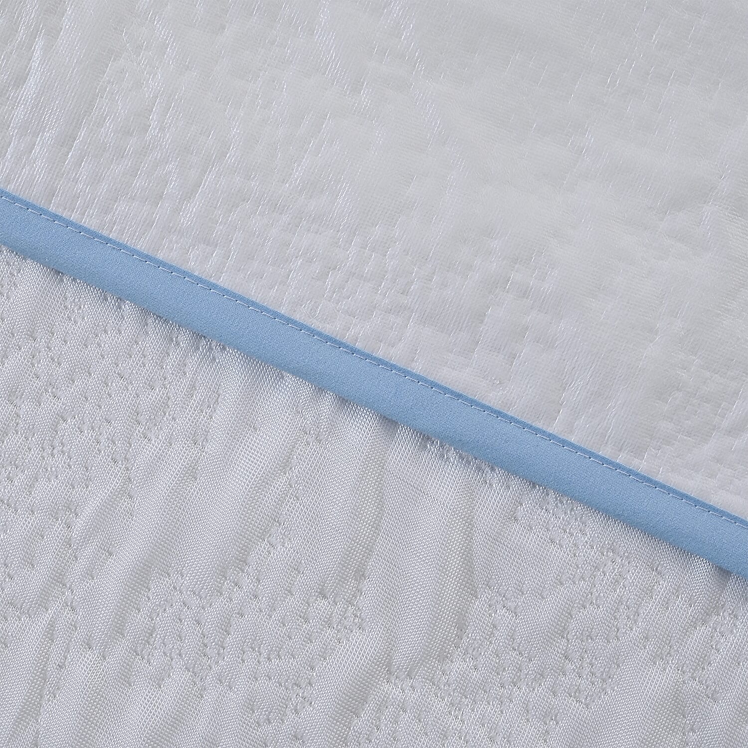 Luxury Jaquard Cooling Waterproof Mattress Protector - With Anchor Band Fit (Machine Washable) - Size King