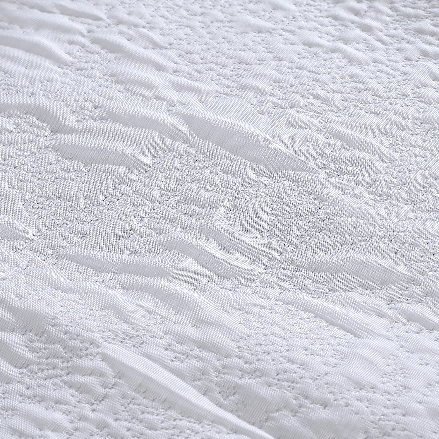 Luxury Jaquard Cooling Waterproof Mattress Protector - With Anchor Band Fit (Machine Washable) - Size King