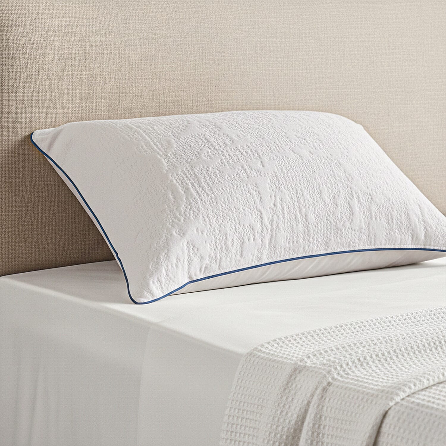 Luxury Cooling Jaquard Waterproof Pillow Protector (Machine Washable)