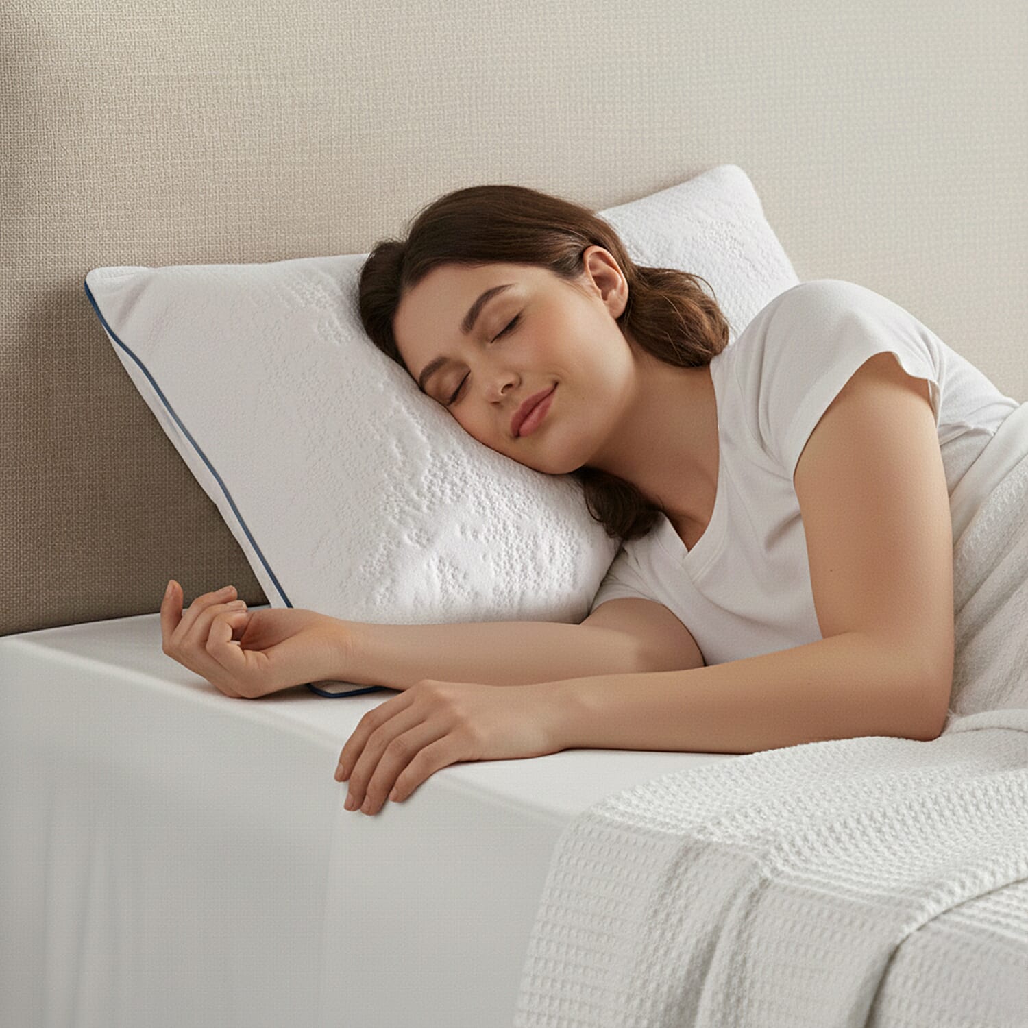 Luxury Cooling Jaquard Waterproof Pillow Protector (Machine Washable)