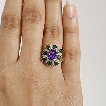 https://tjcuk.sirv.com/Products/80/4/8047816/African-Amethyst-Natural-Chrome-Diopside-White-Zircon-Ring-in-Rhodium-_8047816_2.jpg?w=342&h=342