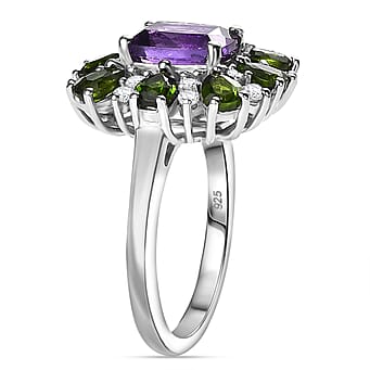 https://tjcuk.sirv.com/Products/80/4/8047817/African-Amethyst-Natural-Chrome-Diopside-White-Zircon-Ring-in-Rhodium-_8047817_3.jpg?w=342&h=342