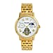 Thomas Tompion Automatic Movt. 3ATM Water Resistance Silver Dial Mens Watch with Gold Colour Stainless Steel Strap