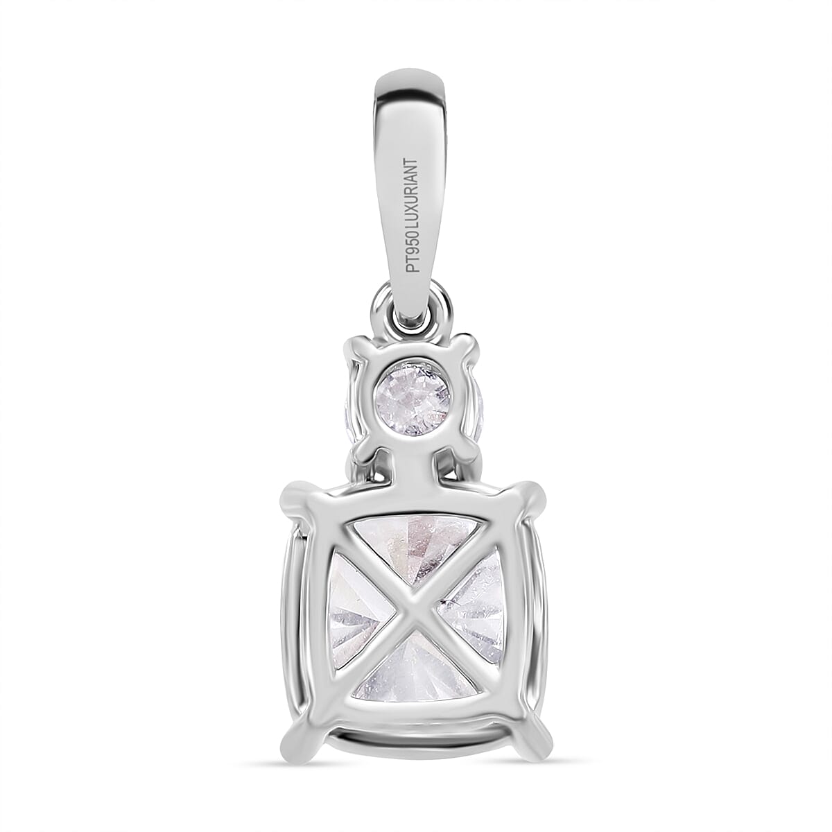Luxuriant 950 Platinum SGL Certified (VS-GH) Lab Grown Diamond Pendant 2.00 Ct.