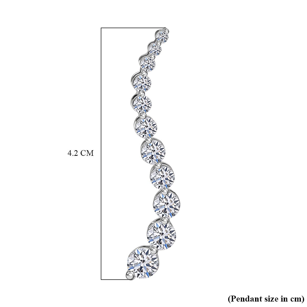 Luxuriant Diamond 950 Platinum SGL Certified (VS-G-H) Lab Grown Diamond Journey of Life Pendant 1.00 Ct. Luxuriant Diamond 950 Platinum SGL Certified (VS-G-H) Lab Grown Diamond Journey of Life Pendant 1.00 Ct.
