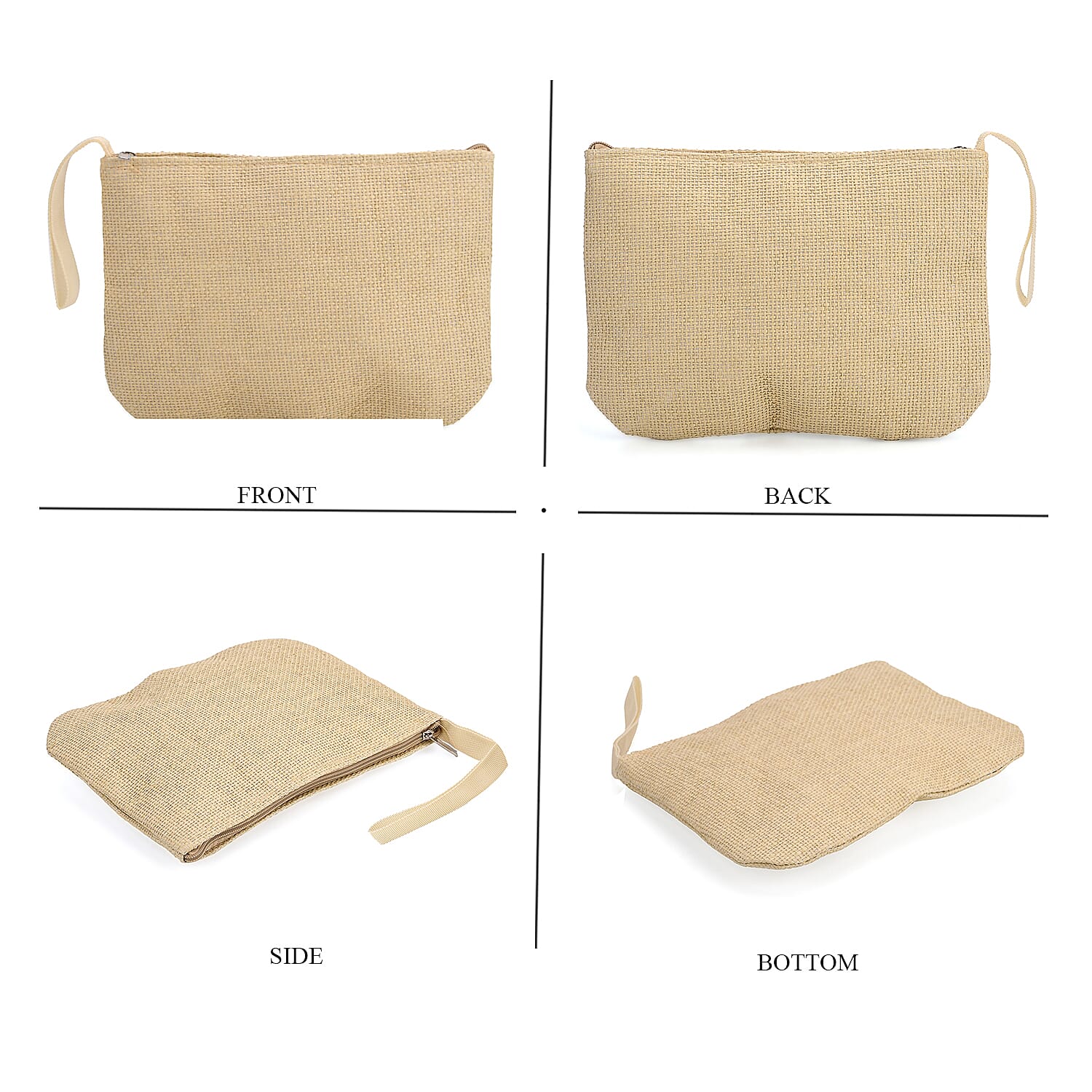 Set of 3- Polka Dot Pattern Tote Bag, Pouch & Picnic Mat - Yellow