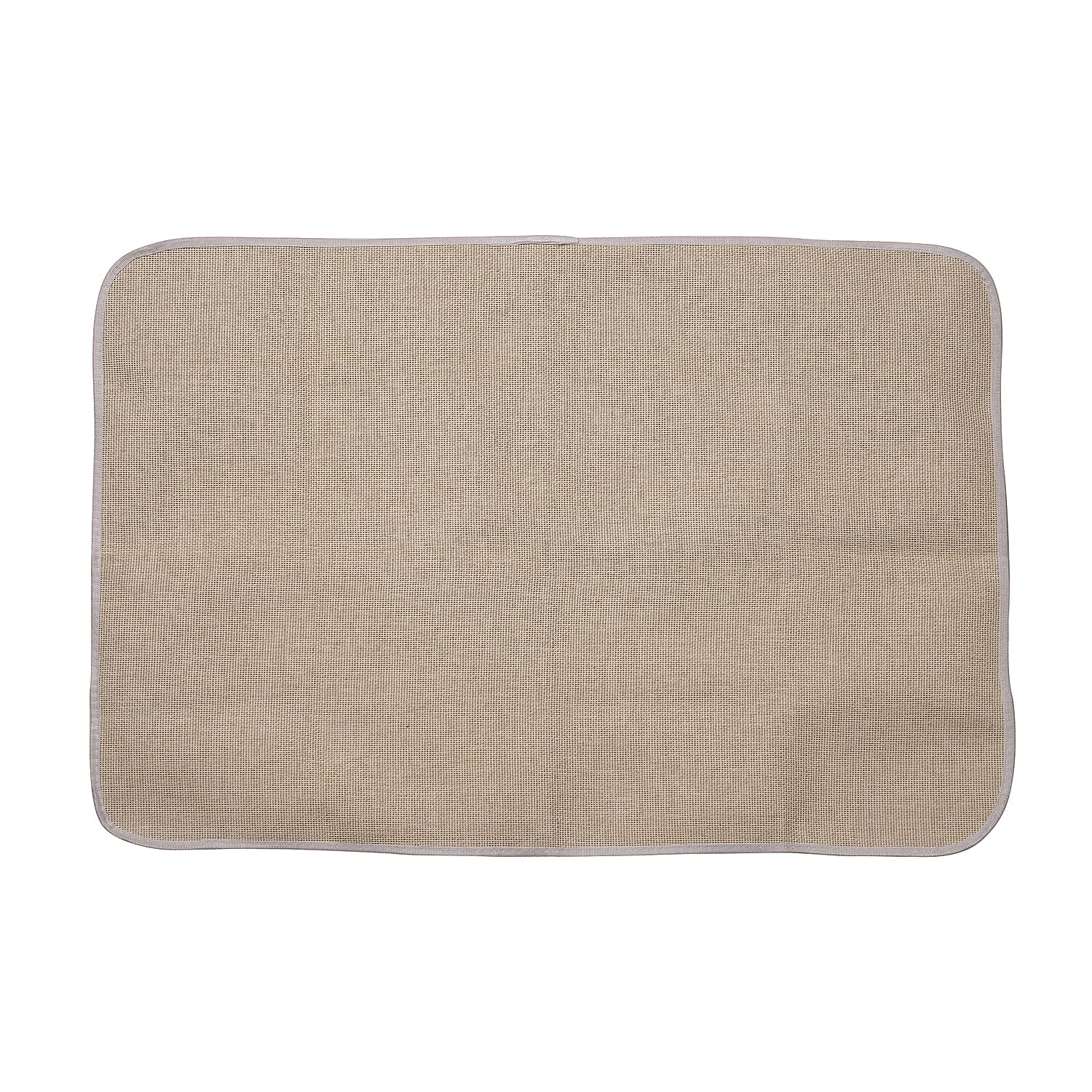 Set of 3- Polka Dot Pattern Tote Bag, Pouch & Picnic Mat - Yellow