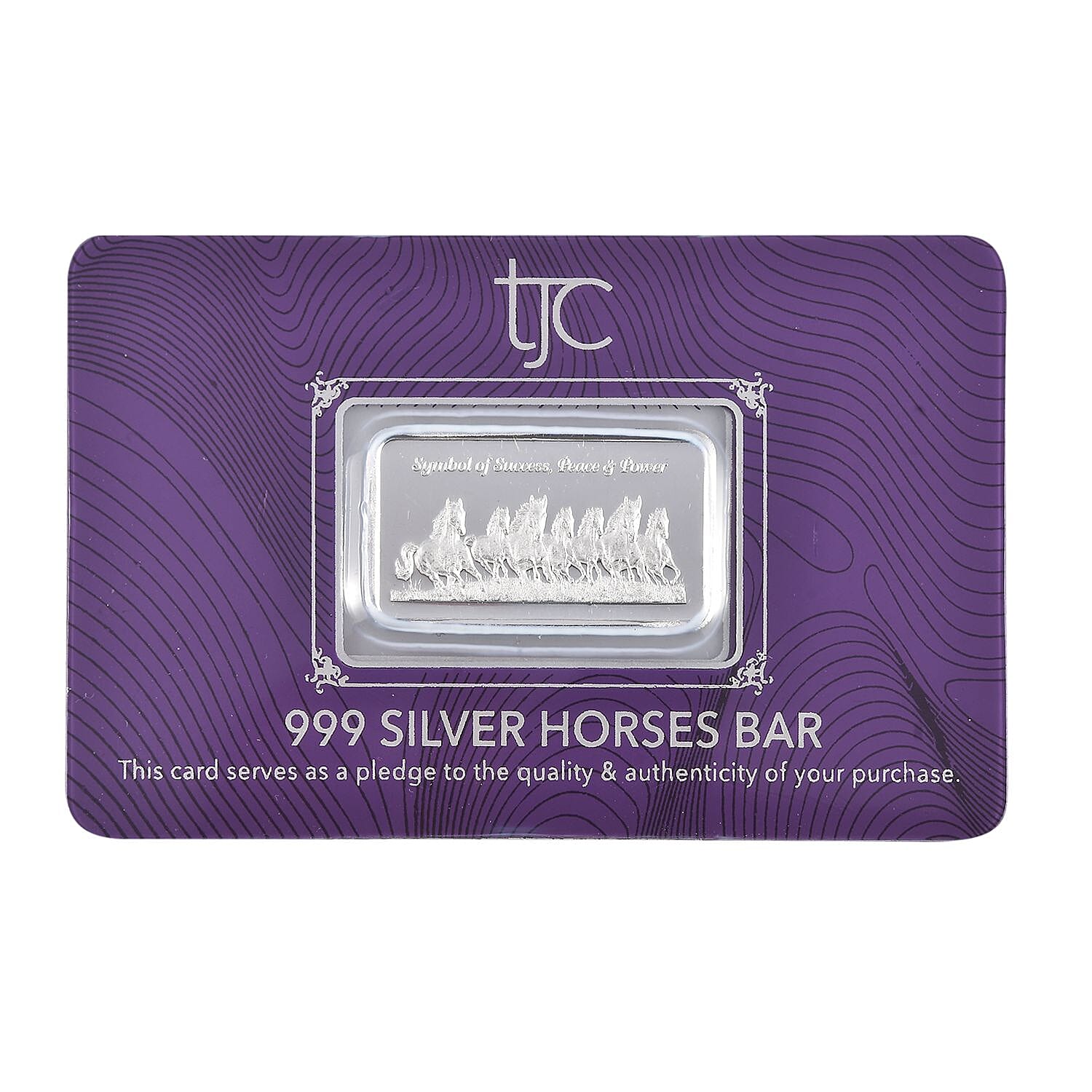 Legacy Collectors Edition - 999 Fine Silver Horses Bar - Symbol of Success, Peace & Power Legacy Collectors Edition - 999 Fine Silver Horses Bar - Symbol of Success, Peace & Power