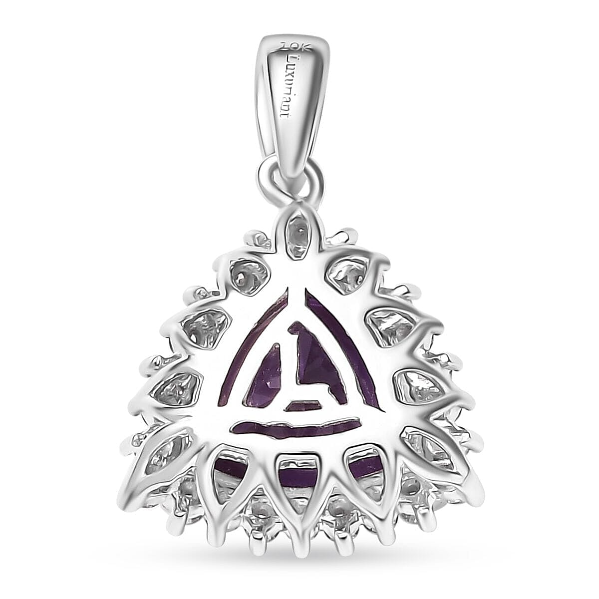 10K White Gold AAA Lab Grown Color Change Sapphire , Lab Grown Diamond EF, VS Solitaire Pendant 5.28 ct, Gold Wt. 1.86 Gms 3.870 Ct. 10K White Gold AAA Lab Grown Color Change Sapphire , Lab Grown Diamond EF, VS Solitaire Pendant 5.28 ct, Gold Wt. 1.86 Gms 3.870 Ct.