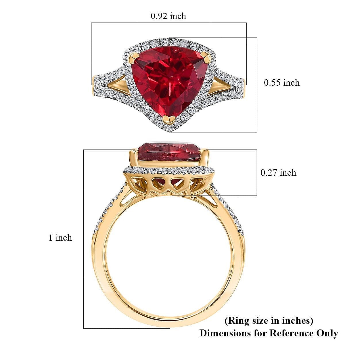 10K Yellow Gold AAA Lab Grown Padparadscha Sapphire , Lab Grown Diamond EF, VS Main Stone With Side Stone Ring 5.29 ct, Gold Wt. 3.84 Gms 4.030 Ct. 10K Yellow Gold AAA Lab Grown Padparadscha Sapphire , Lab Grown Diamond EF, VS Main Stone With Side Stone Ring 5.29 ct, Gold Wt. 3.84 Gms 4.030 Ct.