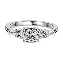LUXURIANT 950 Platinum SGL Certified VS/GH Lab Grown Diamond Ring 1.50 Ct.