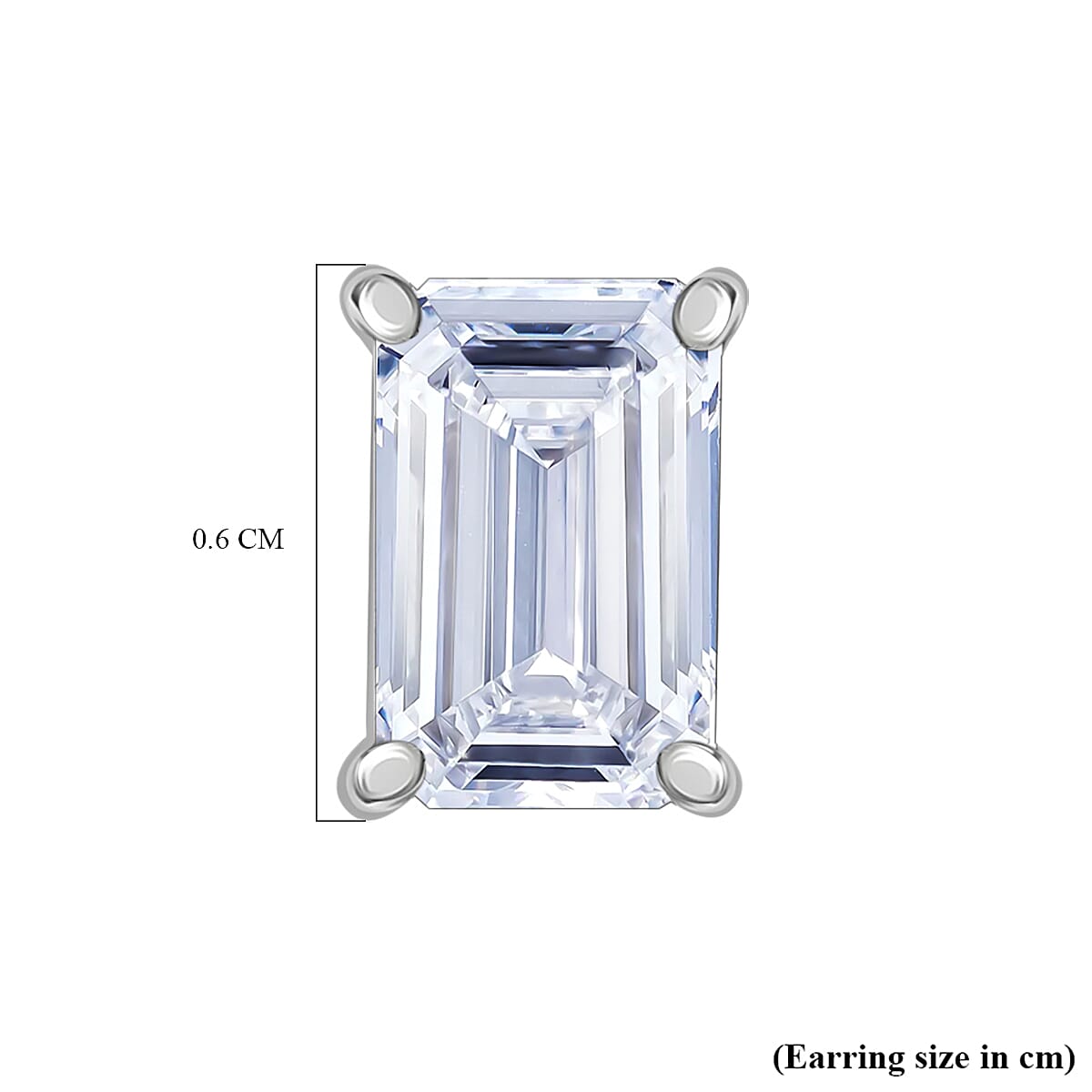 RACHEL GALLEY - 950 Platinum SGL Certified Lab Grown Diamond (VS E-F) Stud Earrings with Screw Back 1.00 Ct. RACHEL GALLEY - 950 Platinum SGL Certified Lab Grown Diamond (VS E-F) Stud Earrings with Screw Back 1.00 Ct.