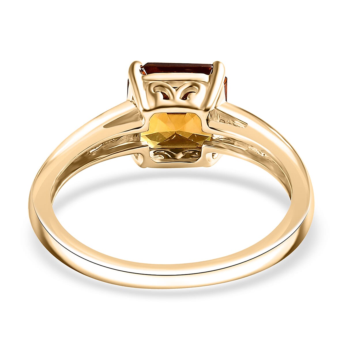 First Time Ever - 9K Yellow Gold AAA Golden Turkizite & White Diamond Solitaire Ring 2.12 Ct. First Time Ever - 9K Yellow Gold AAA Golden Turkizite & White Diamond Solitaire Ring 2.12 Ct.