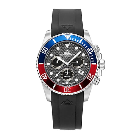 Christophe Duchamp Swiss Mens Watch in Stainless Steel - Black