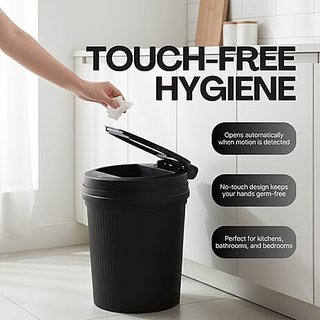 Smart Bin with Infrared Sensor for Auto open-close, 8L Capacity, 2xAA batteries (not included)