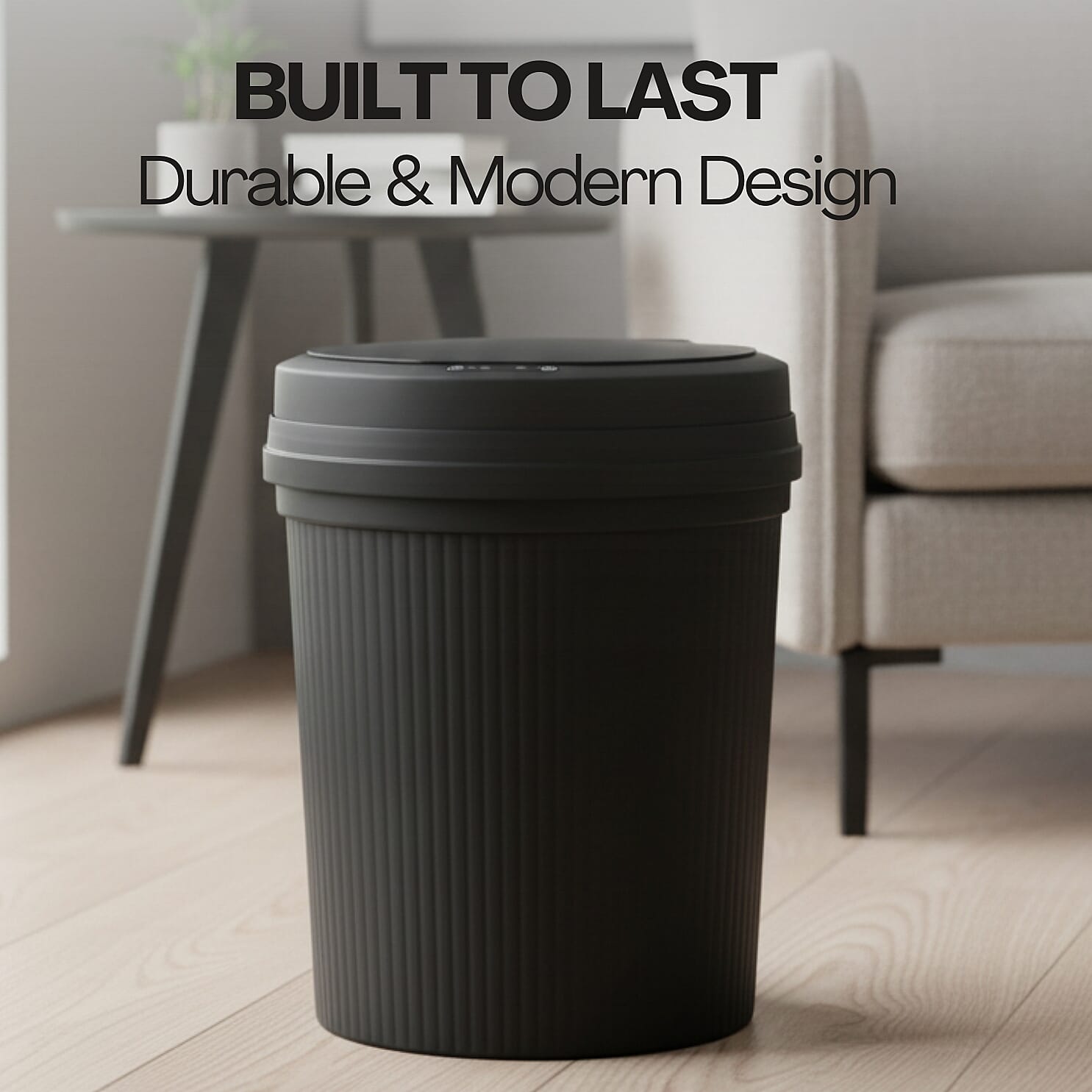 Smart Bin with Infrared Sensor for Auto open-close, 8L Capacity, 2xAA batteries (not included)