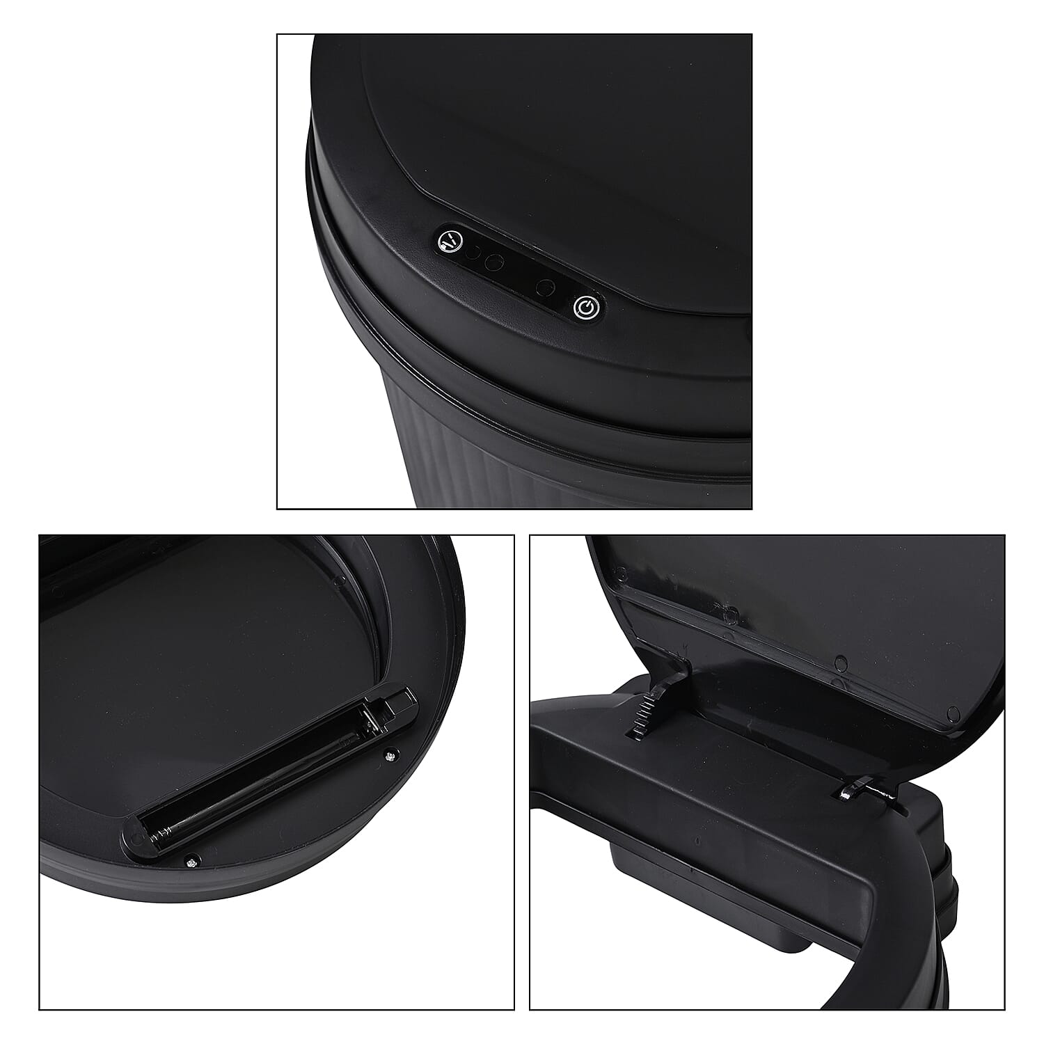 Smart Bin with Infrared Sensor for Auto open-close, 8L Capacity, 2xAA batteries (not included)