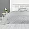 Country Club Leon Embossed Bedspread (Size 260x240 cm) - Vintage Grey