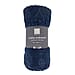 Paisley Embossed Sherpa Throw (Size 160x130 cm) - Wine