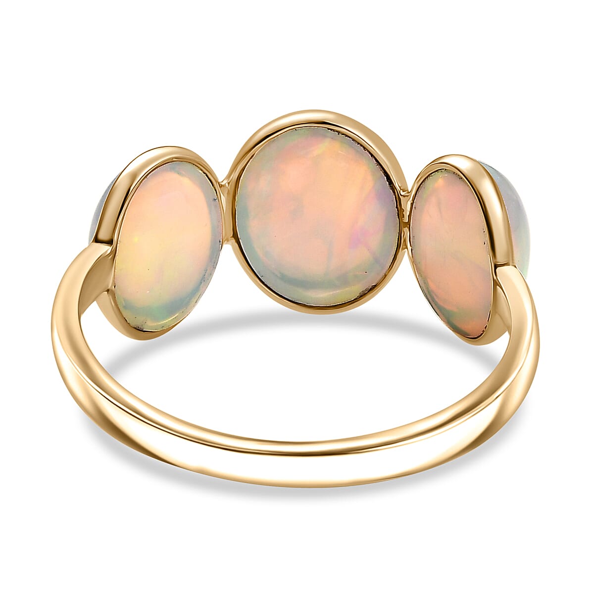 9K Yellow Gold Trilogy Ring