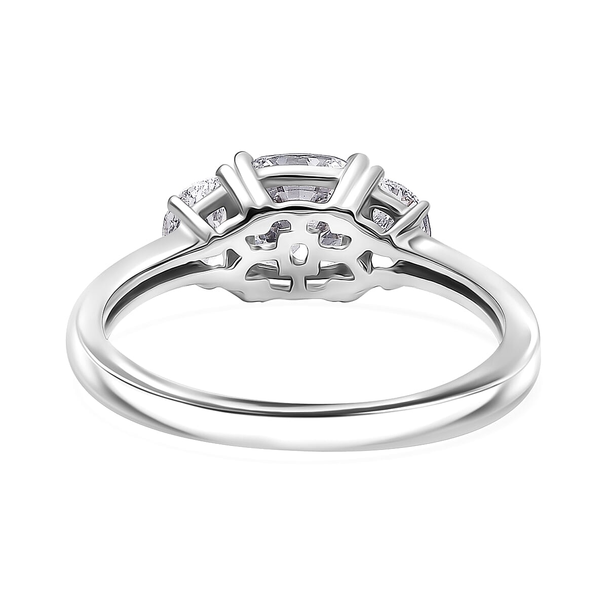 First Time Ever - Luxuriant Diamond 950 Platinum SGL Certified (VS-E-F) Lab Grown Diamond Solitaire Ring 1.54 Ct. First Time Ever - Luxuriant Diamond 950 Platinum SGL Certified (VS-E-F) Lab Grown Diamond Solitaire Ring 1.54 Ct.