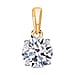 Luxuriant Diamond 1 Ct. Lab Grown Diamond Solitaire Pendant in 9K White Gold, SGL Certified