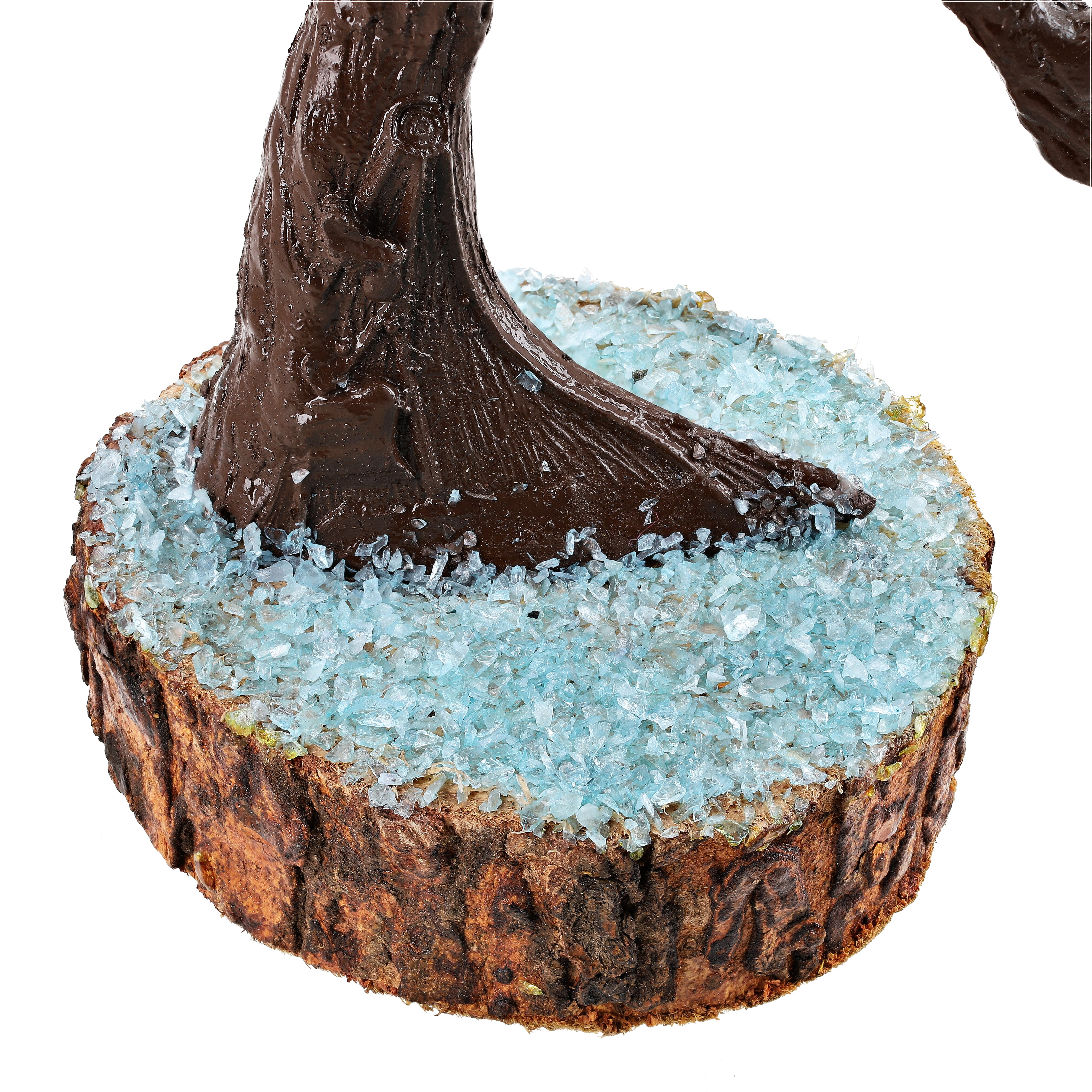 Handcrafted 300 Seven Chakra GemstoneDecorative Tree- Blue Handcrafted 300 Seven Chakra GemstoneDecorative Tree- Blue