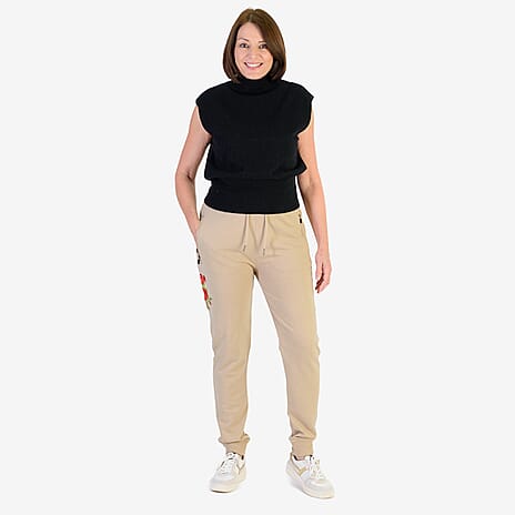 IW Cotton Jean and Pant-Trouser (Size - Large) - Beige